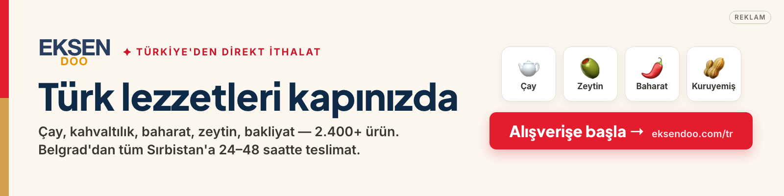 Eksendoo — Türk lezzetleri kapınızda