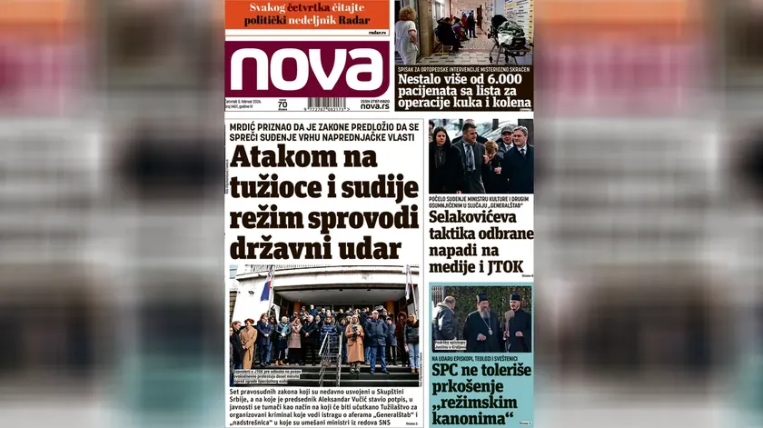 Sırbistan'da 6 binden fazla kalça ve diz ameliyatı hastası listeden silindi