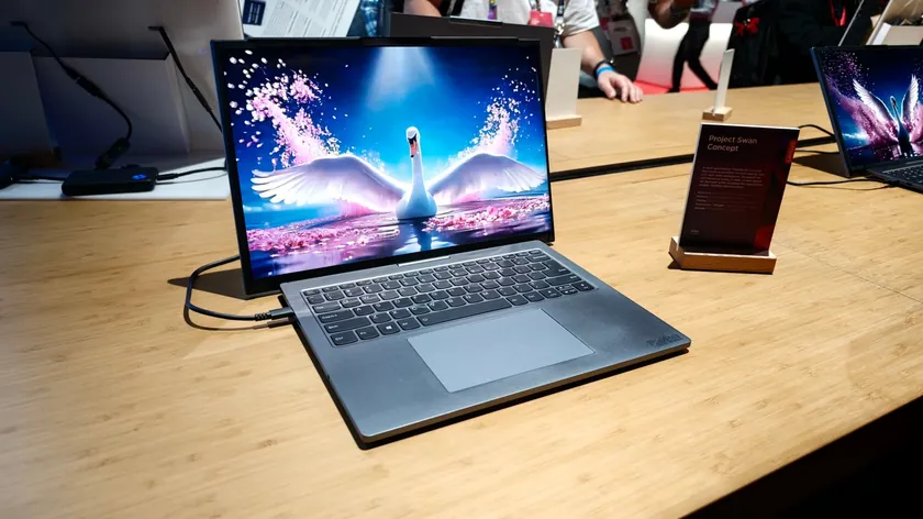 Lenovo iki yeni konsepti de tanıttı Ekranı düğmeye basarak büyüyen ve vantilatör kullanmayan bir laptop