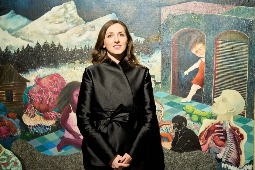 Sırbistanlı sanatçı Kristina Pirković Belgrad'daki sergisinde dünyayı ve umudu ele aldı