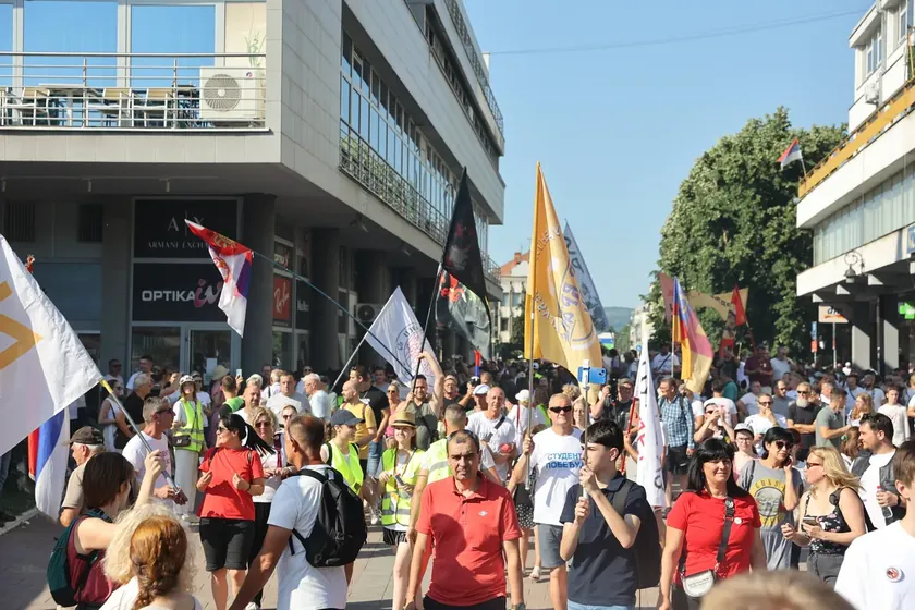 Sırbistan'da öğrenciler, bir dizi konuda kendi kampanya programını açıkladı.