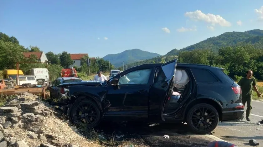 Kurşumlija-Merdare yolunda korkunç bir kaza meydana geldi.