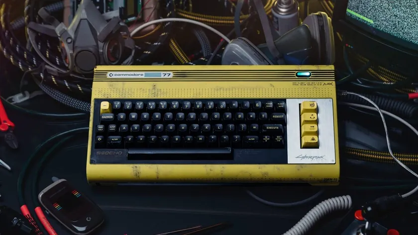 Commodore, Cyberpunk 2077'den ilham alan retro konsolu tanıttı.