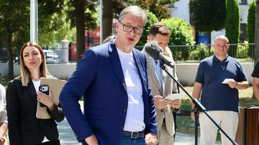 Sırbistan Cumhurbaşkanı Aleksandar Vučić'in Raşka Bölgesi ziyareti