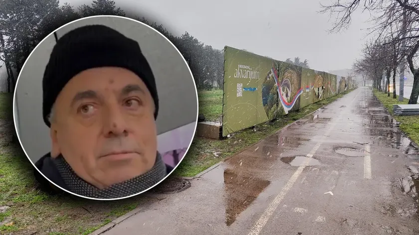 Belgrad Ušće Parkı'nda akvaryum projesi başladı, şirket yetkilisi iddiaları yalanladı.