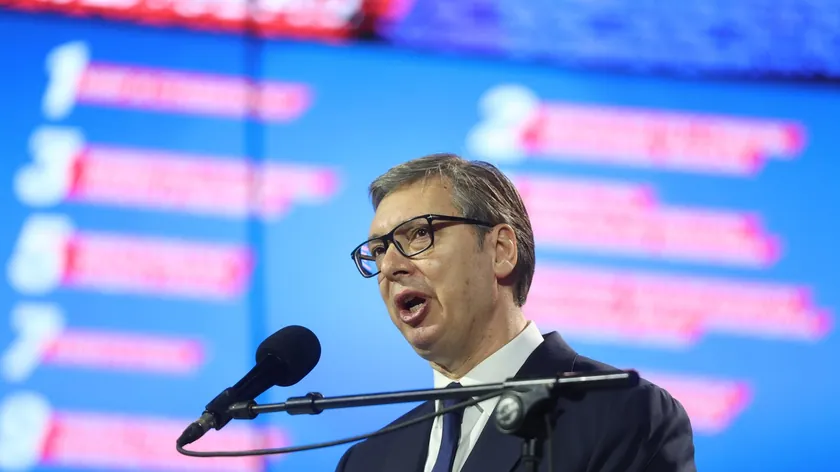 Sırbistan Cumhurbaşkanı Vučić Belgrad'da ülkenin gücünü ve barışın önemini vurguladı