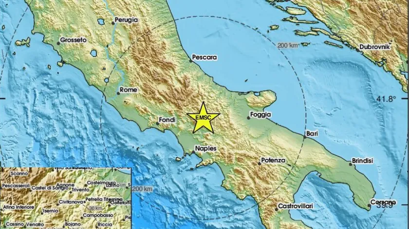 İtalya'da şiddetli deprem Sırbistan'ın güneyine kadar hissedildi hasar bildirilmedi
