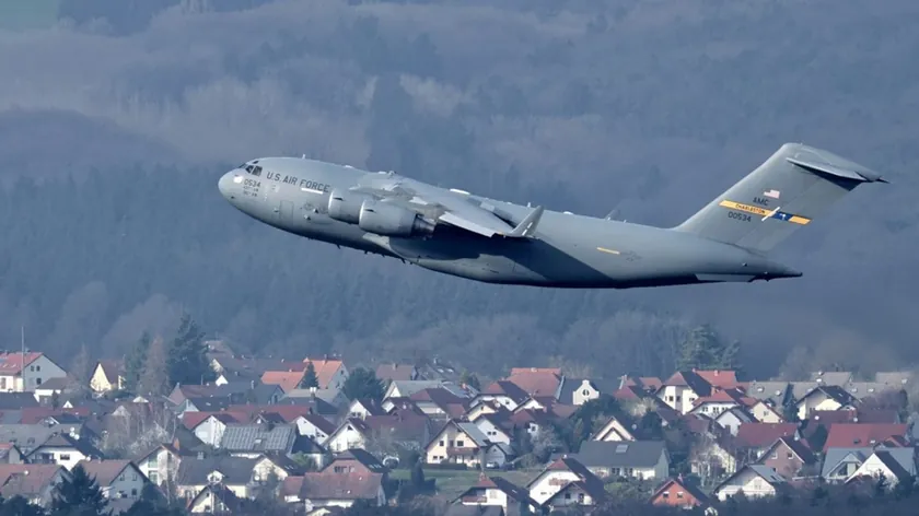 Almanya'daki Ramstein Üssü Orta Doğu geriliminde potansiyel hedef konumunda