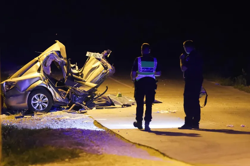 Zagreb'de trafik kazasında bir kişi hayatını kaybetti.