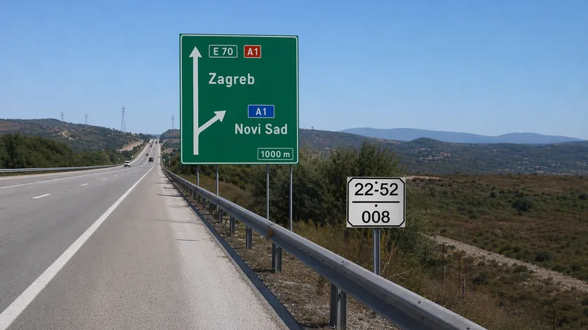 Sırbistan Otoyollarındaki Küçük İşaretler Hayati Önem Taşıyor Acil Durumda Kurtarıcı Olabilir