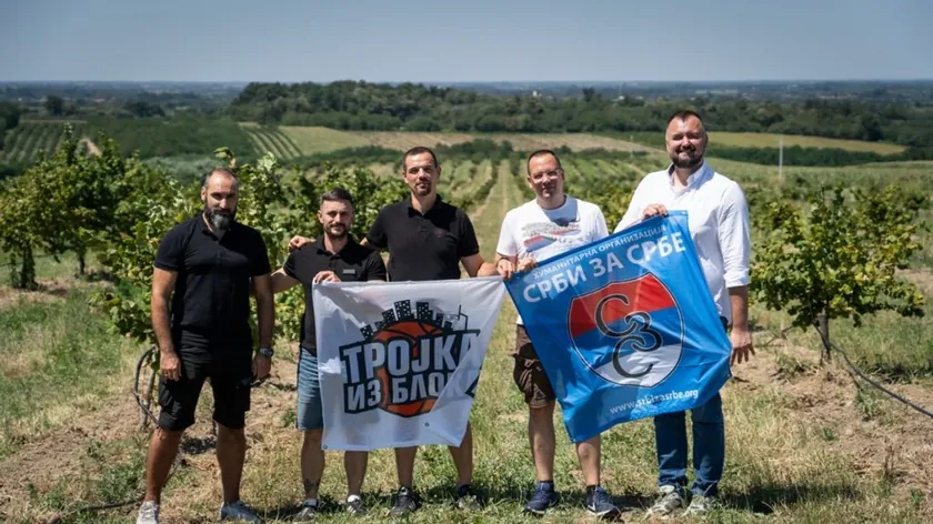 Sırbistan'da yeni bir işbirliği kuruldu Eat Fruit 200 leşnik ağacı bağışladı.