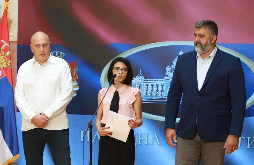 RadniÄka partija, VuÄiÄ'in listesinin bir parçası olan Å½eljka VeseliniviÄ'nin açıklamalarıyla ekonomik program eleştirildi.