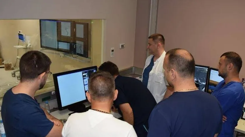Sırbistan'da bir çocuk hayati kurtuldu.