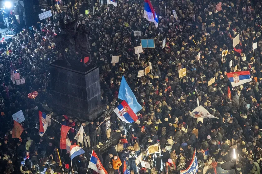 Sırbistan'ın Niş kentindeki öğrenciler 1 Mart protesto plan ve güzergahını bildirdi