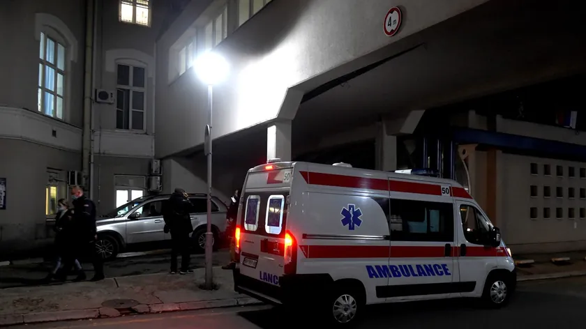 Beograd'ta geçen gece 110 acil müdahale gerçekleştirildi.
