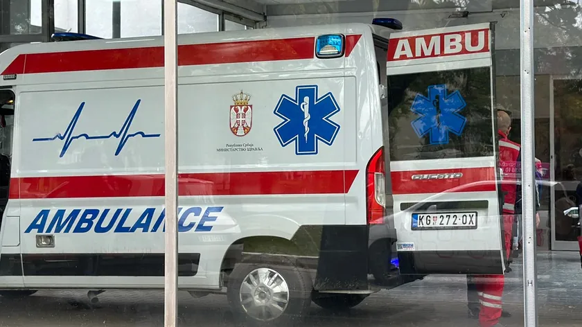 Kragujevac'ta acil yardım ekipleri yoğun bir gün geçirdi.