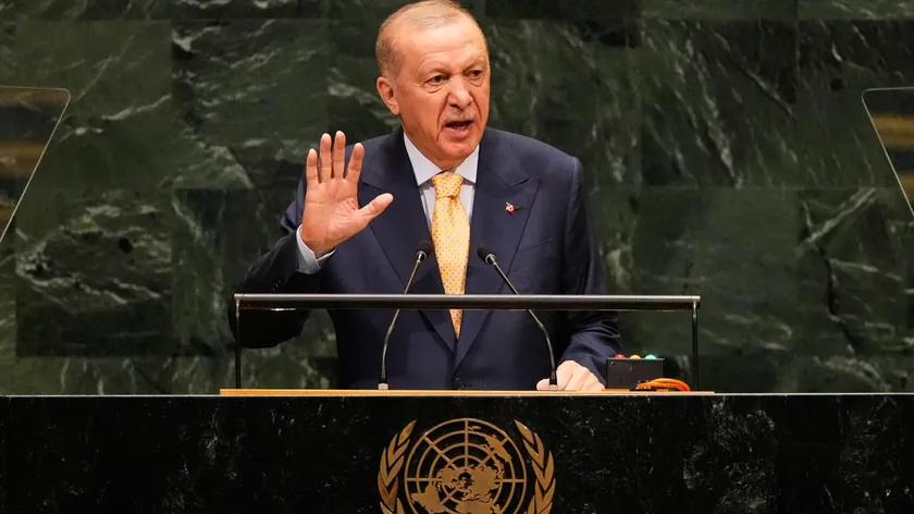 Erdogan, Birleşmiş Milletler Genel Kurulu'nda konuştu.