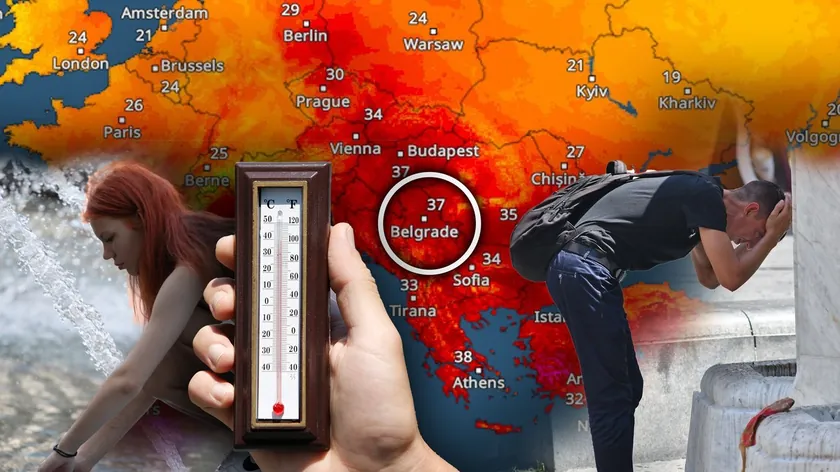 Sırbistan'da aşırı hava koşulları giderek artıyor İnsan sağlığı için tehdit artıyor.