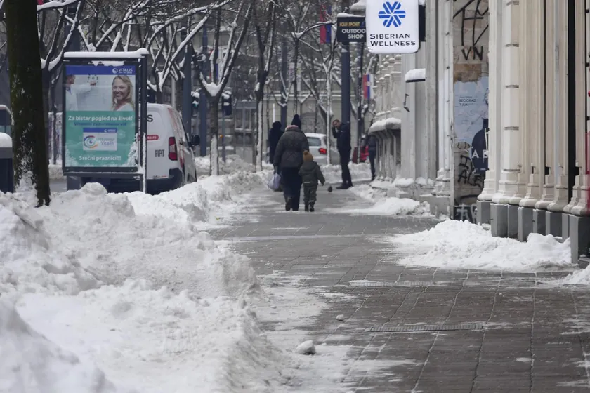 Meteorologlar Sırbistan'da -12 dereceyi tahmin ediyor, yeni bir don dalgası geliyor