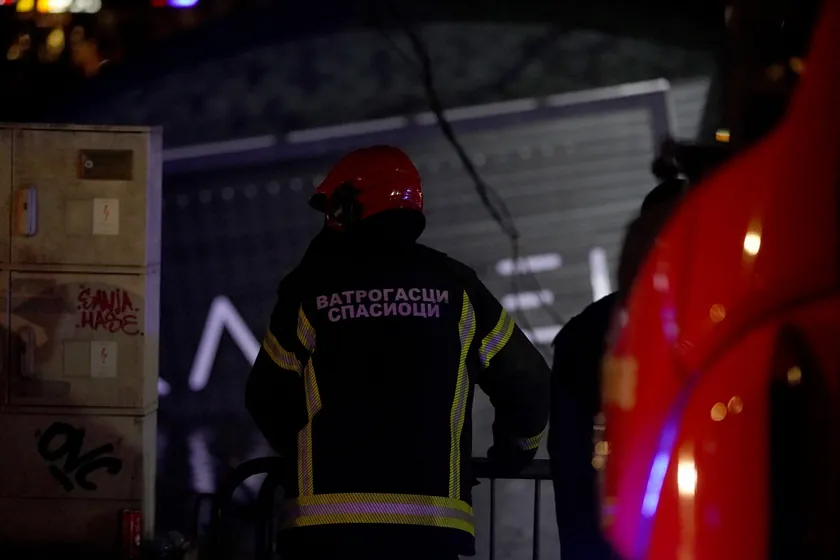 Büyük yangın, Novi Pazar'daki İslami Topluluk binasında gerçekleşti