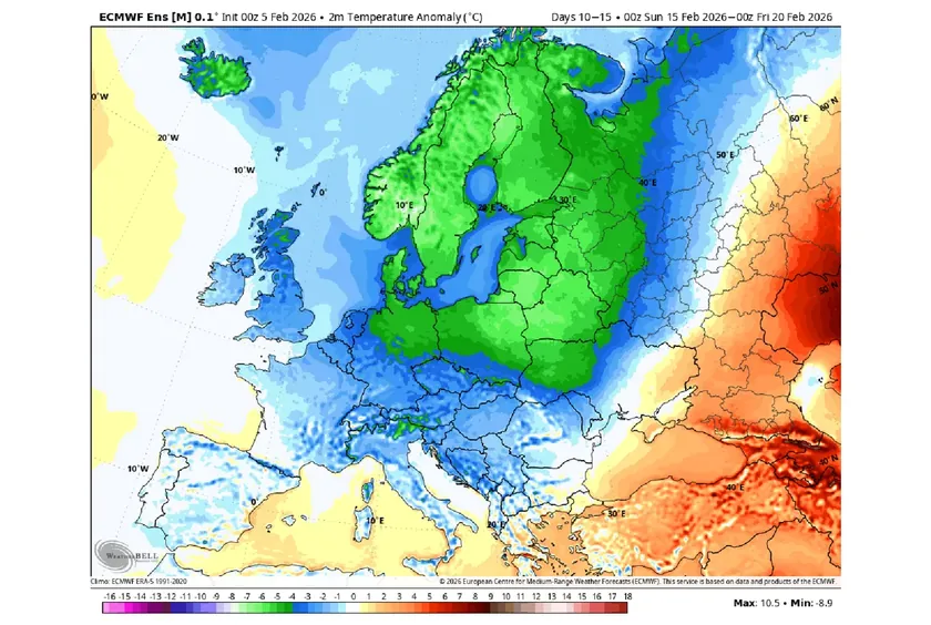 Kuzey Yarımküre'de ani stratosferik ısınma kutup girdabını istikrarsızlaştırarak kışı etkileyecek