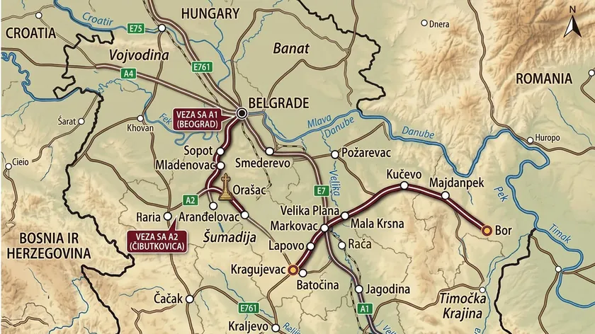Sırbistan'da yeni bir otoban projesi hayata geçiriliyor.