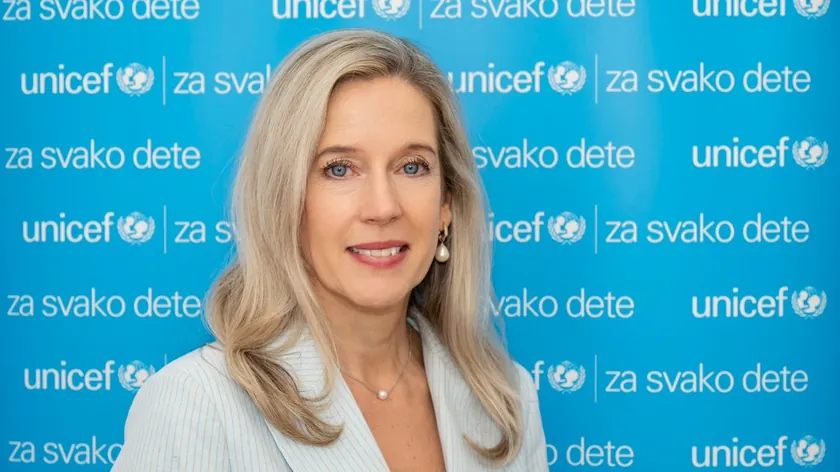 Kristina de Brojn UNICEF Sırbistan'ın yeni direktörü oldu.