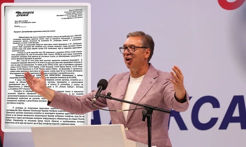 Sırbistan Cumhurbaşkanı Aleksandar Vučić'in penzionerlere gönderdiği mektupların dağıtımına ilişkin talimatlar yayınlandı.