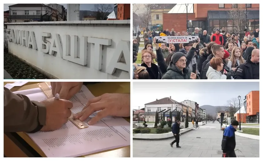Sırbistan Bajina Bašta'da muhalif partiler ve öğrenciler yerel seçimler için güçlerini birleştirdi