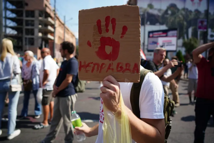 Sırbistan'da öğrencilerin protestoları devam ediyor