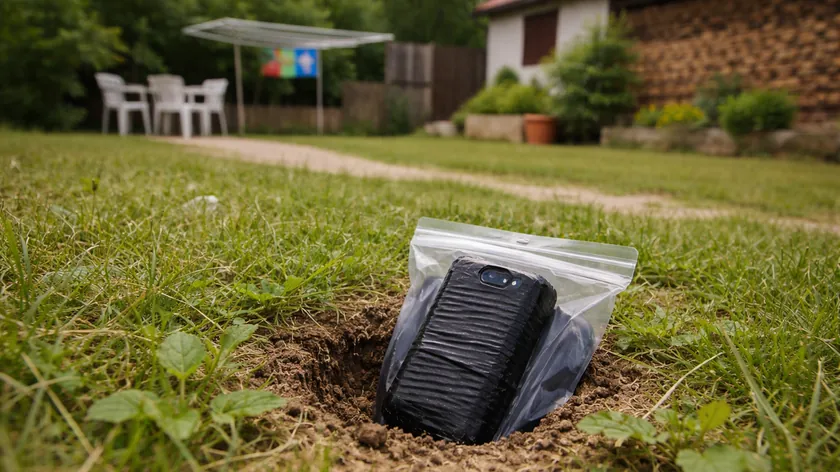 ABD'de bahçede gömülü telefon bulundu: Hırsızların yeni gözetleme taktiği