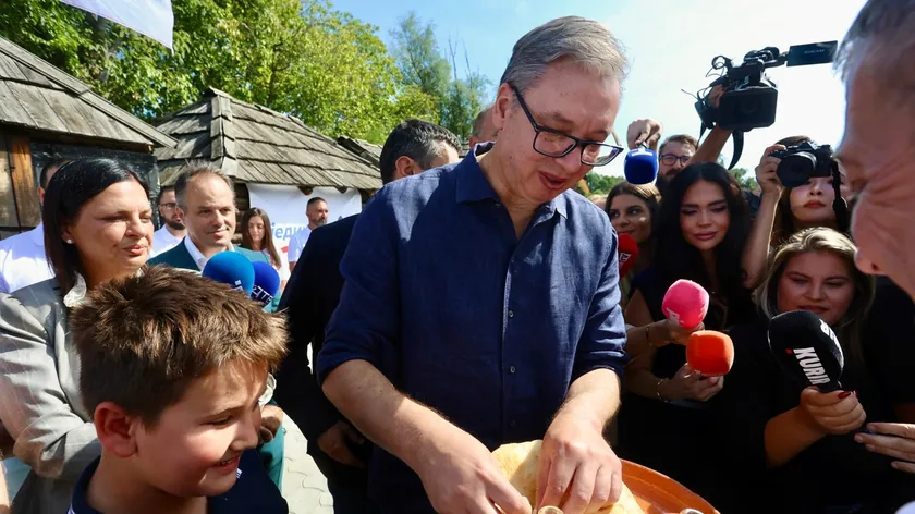 Vučić Smederevska Pazarı'nı Ziyaret Etti Her Şeyle Tartıştım