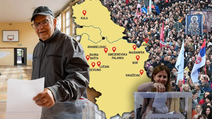 Sırbistan'da 10 Kentte Yerel Seçimler Saat 07.00'de Başladı Oylama Akşam Kapanıyor