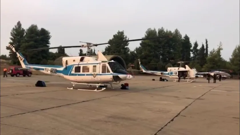 Sırbistan, Republika Srpska'ya 4 helikopter bağışladı.