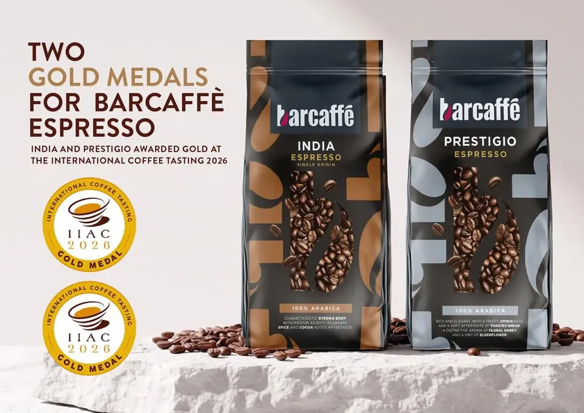 Barcaffè Espresso, iki ürünüyle Uluslararası Kahve Tadım Yarışması'nda altın madalya kazandı