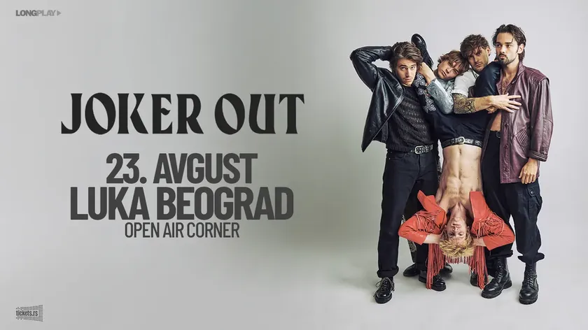Popüler Joker Out grubu 23 Ağustos'ta Luka Beograd'da büyük bir konsertle 10 yıllık kariyerlerini kutluyor