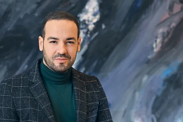 Bojan Raičević, eski "Dunav Osiguranje" yöneticisi, eylemde tartıştı