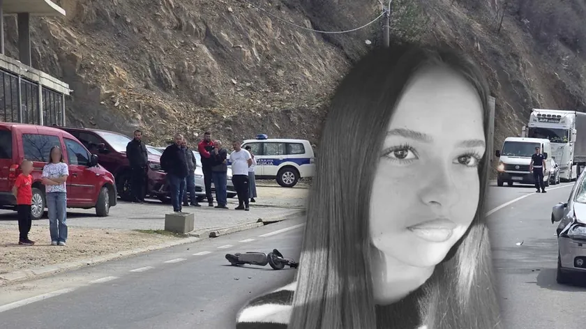 Novi Pazar'daki trafik kazasında hayatını kaybeden öğrenciye profesöründen veda edildi