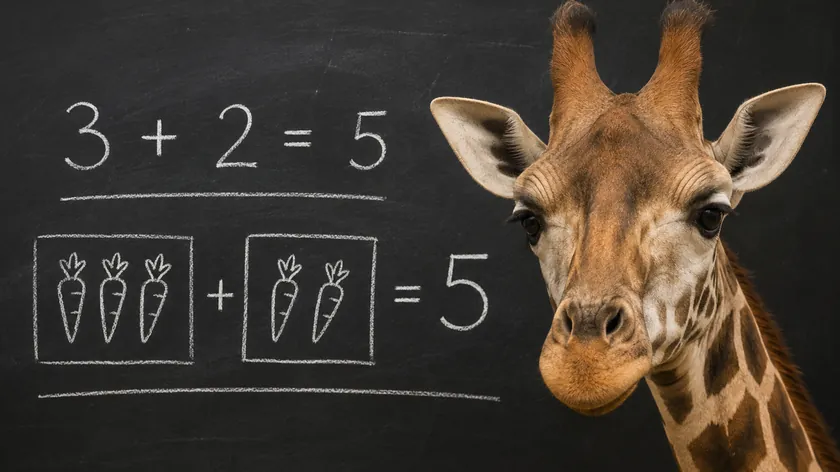 Žirafeler basit matematiksel işlemleri yapabilirler.