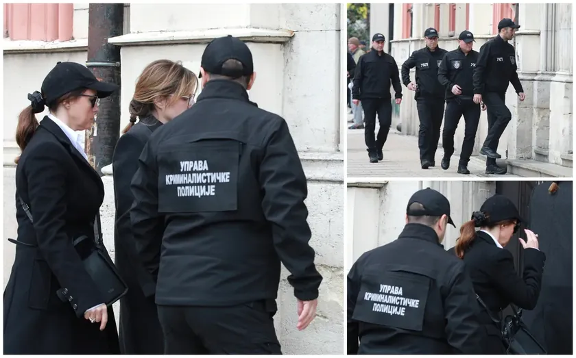 Sırbistan'da Kriminal Polis Müdürlüğü Rektörlük Binasına Girdi, Geniş Güvenlik Önlemleri Alındı