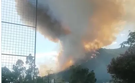 Sırbistan'da vekil bir yangın çıktı Birkaç ev önleyici olarak boşaltıldı