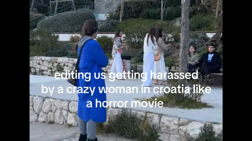 Hırvatistan'da Amerikalı TikTok Fenomenleri Piknik Yaparken Rahatsız Edici Anlar Yaşadı