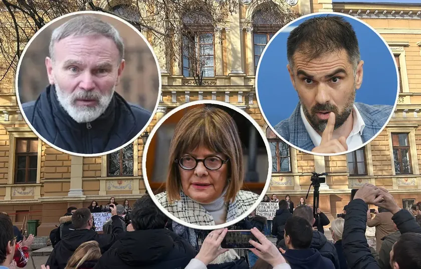 Sırbistan Novi Sad'daki lise müdürü ve yetkililer öğrenci yerinden etme sorumluluğunu tartışıyor