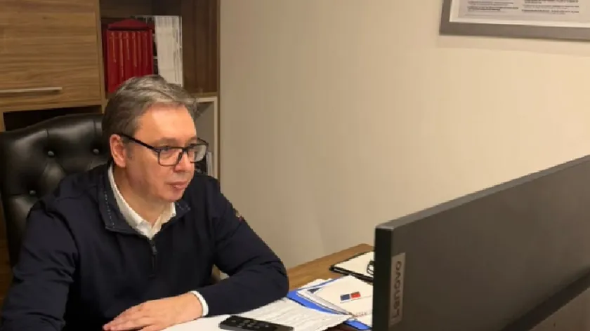 Sırbistan Cumhurbaşkanı Vučić on belediyedeki yerel seçim sonuçlarını kamuoyuna aktardı