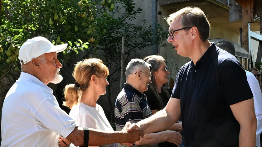Sırbistan Cumhurbaşkanı Aleksandar Vučić Babušnica'ya geldi! Üç büyük altyapı projesi duyurdu Zvonačka Banje yolunun yapılması ön planda