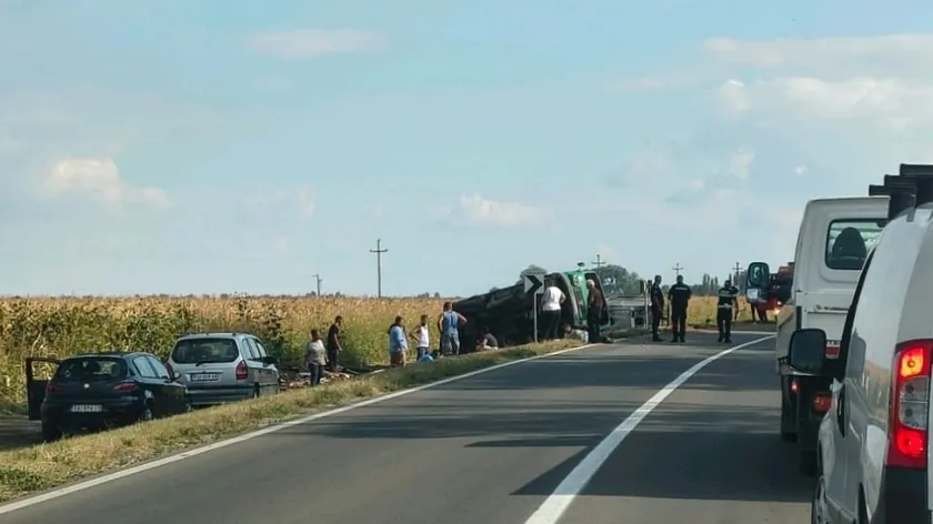 Besnog Fok kod kamyon ve tanker çarpışması