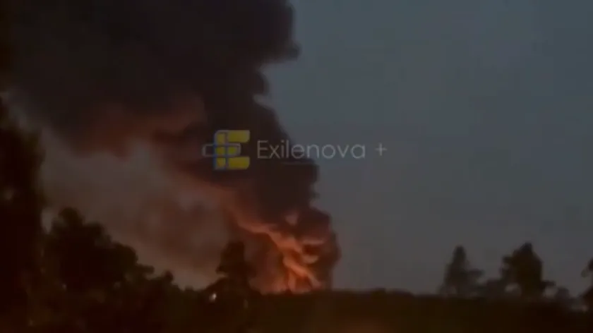 Rusya'da roket saldırıları ve yangınlar çıktı.