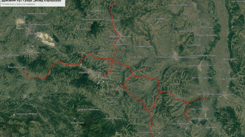 Sırbistan Vožd Karađorđe yolunun Mali Požarevac-Aranđelovac kesimi için ÇED süreci başladı