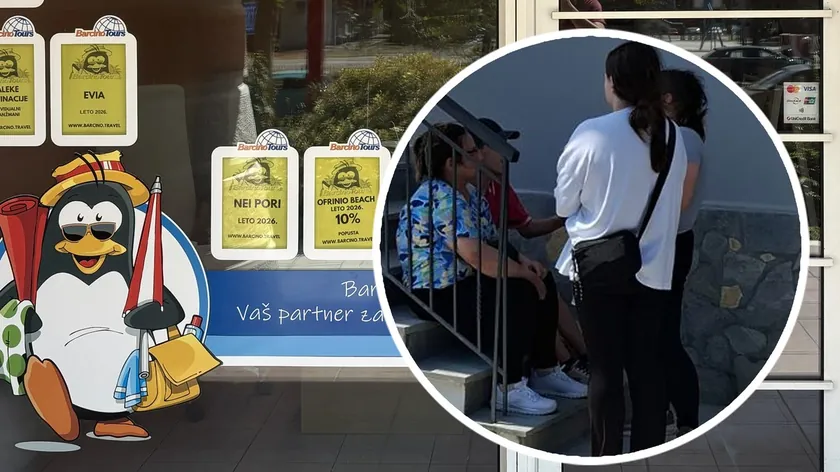 Sırp turistler Yunanistan'da konaklama konusunda sorun yaşadı.