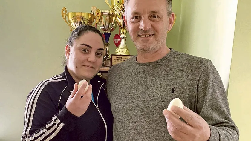 Sırbistan'ın Mokrin kentinde 36. Paskalya Yumurtası Tokuşturma Şampiyonası sona erdi